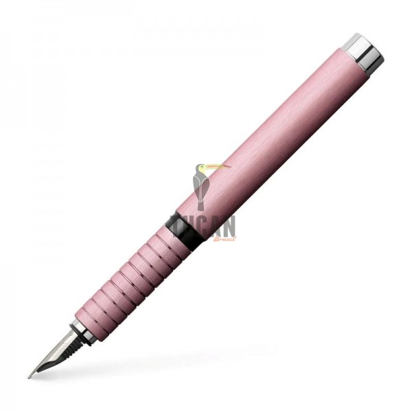 Faber Castell Πένα Essentio Aluminium Rose Μεσαίας Γραφής (Μ) 148420