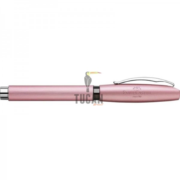 Faber Castell Πένα Essentio Aluminium Rose Μεσαίας Γραφής (Μ) 148420