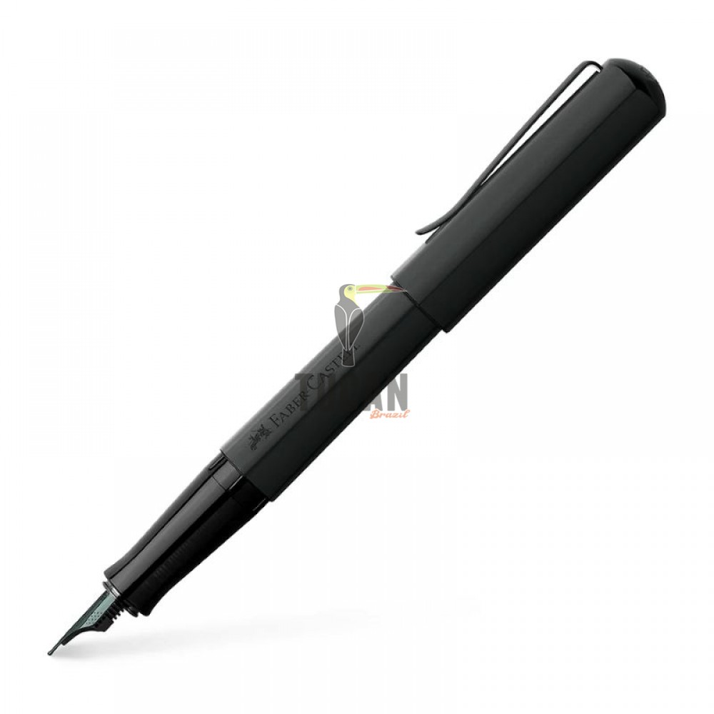 Πένα Faber Castell Hexo Black Matt, Μεσαίας γραφής (M) 150570