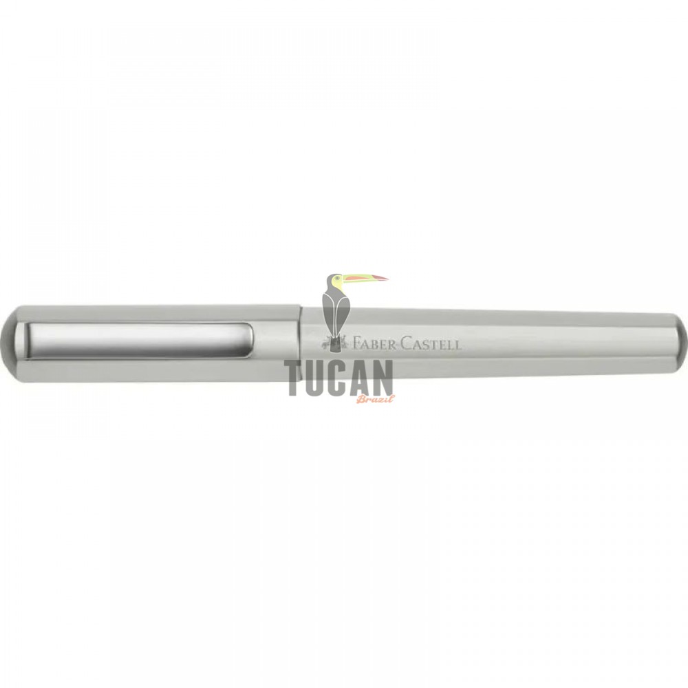 Faber Castell Roller Ball Hexo Silver Matt 140595