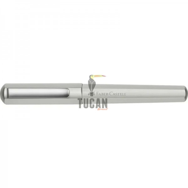 Faber Castell Roller Ball Hexo Silver Matt 140595