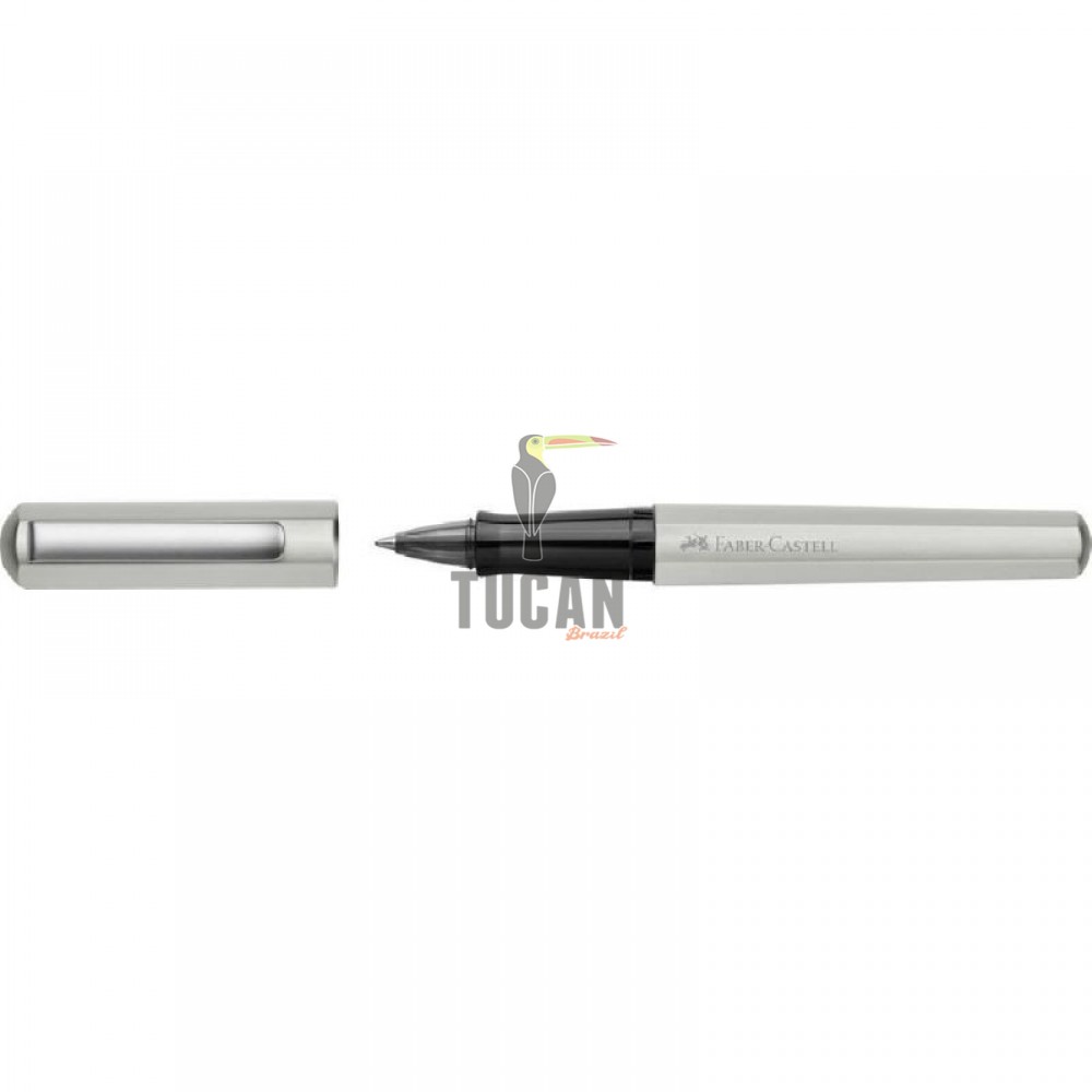 Faber Castell Roller Ball Hexo Silver Matt 140595