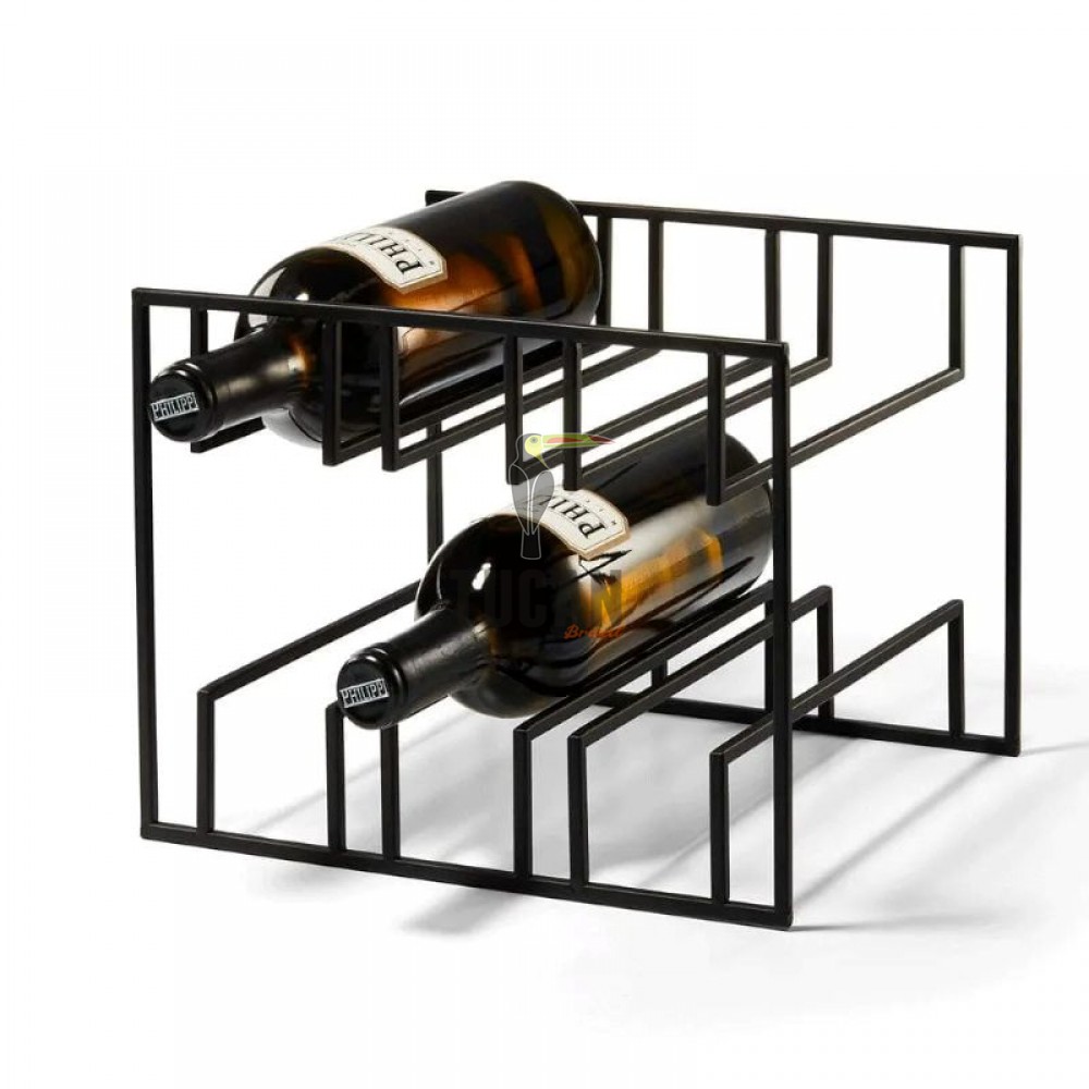 Philippi Κελάρι 6 Θέσεων "Cubo" 29x25x21cm Μαύρο 236005 