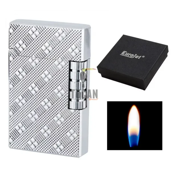Αναπτήρας  Soft Flame Eurojet Milan Flint Ασημί 252112