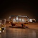 "Ship in a Bottle Decanter Set" – Καράφα Πλοίο σε Μπουκάλι με Ξύλινη Βάση 82933