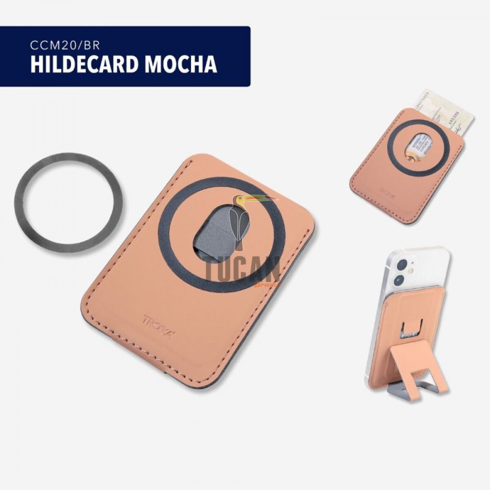 Θήκη καρτών TROIKA "HILDECARD MOCHA" CCM20/BR