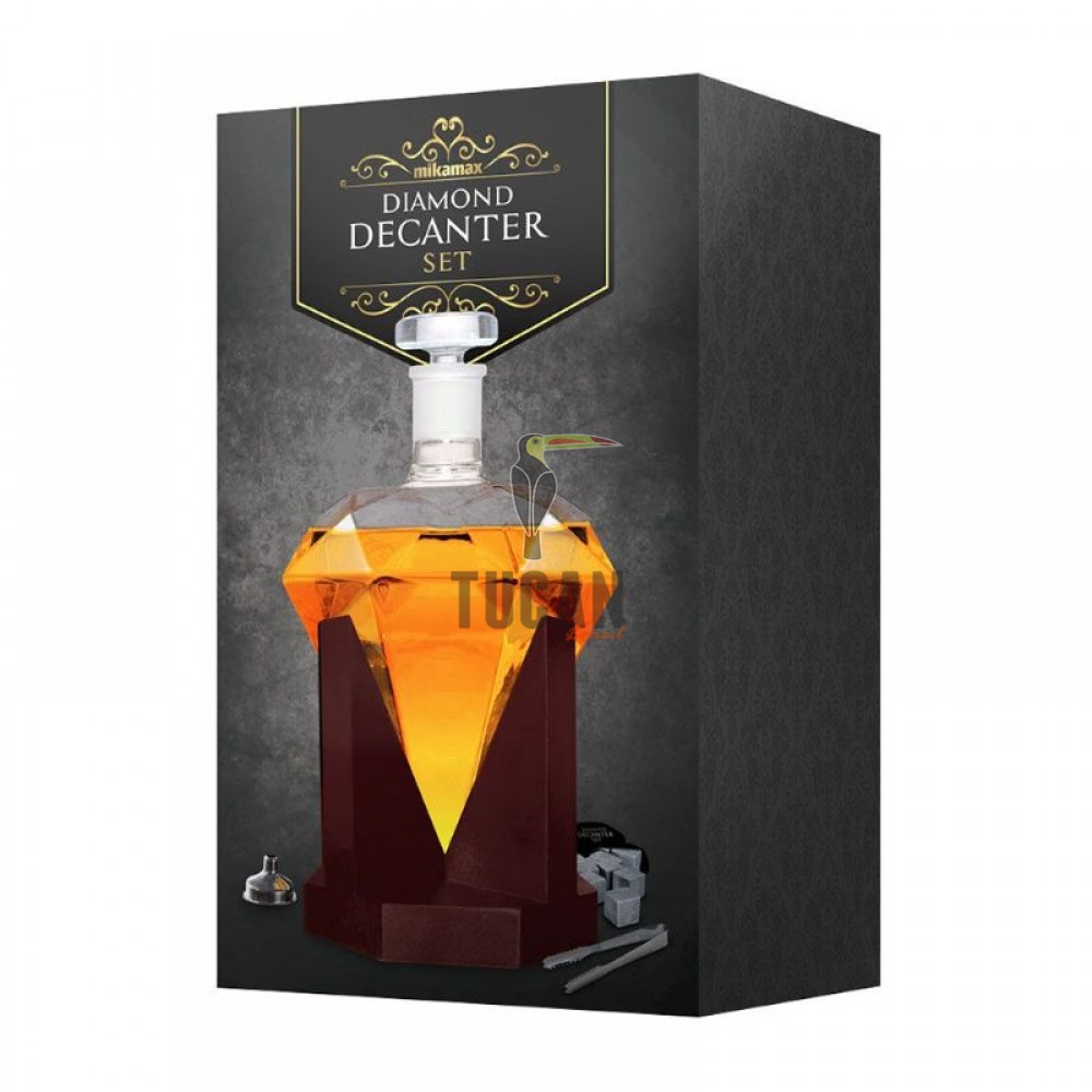 Diamond Decanter Πολυτελής Καράφα με Διαχρονική Αίσθηση Κομψότητας MM04521