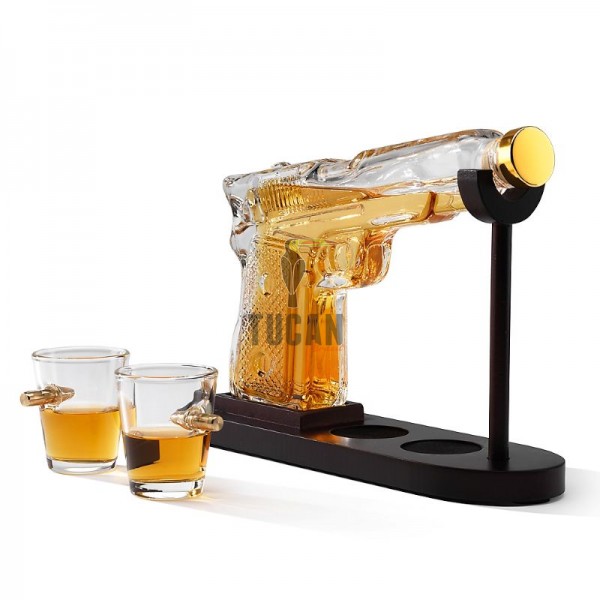 Gun Decanter & Glasses Set Πρωτότυπο Σετ Καράφας με Ποτήρια 99764