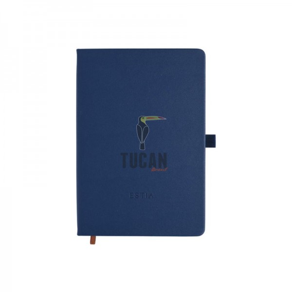 Συνοπτικό ημερήσιο ημερολόγιο Estia 2026 Dark Blue  00-37482