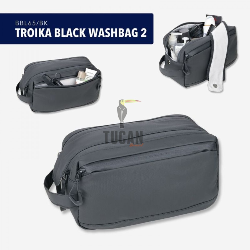 Νεσεσέρ BBL65/BK "TROIKA BLACK WASHBAG 2"
