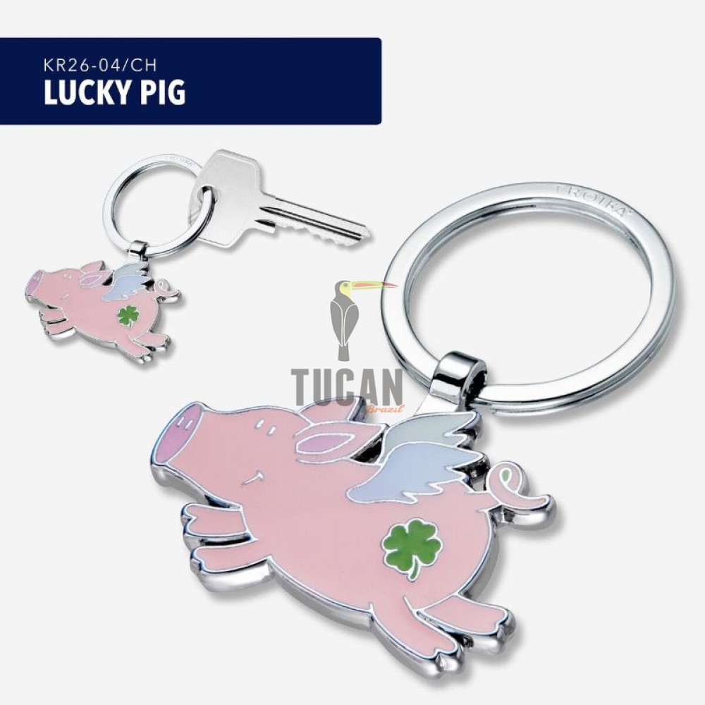 Μπρελοκ Troika "Lucky Pig" KR26-04/CH