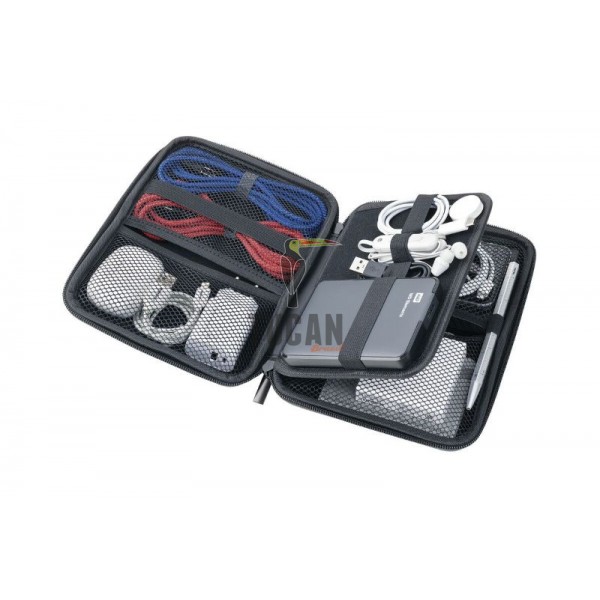 Θήκη οργάνωσης TROIKA "TRAVEL CASE CARBON" CBO11/CB
