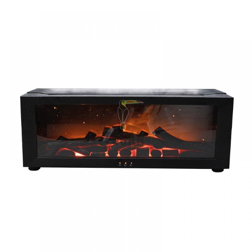 "Mystical Flame LED Mist Diffuser"  Υγραντήρας Ατμού με Εφέ Φλόγας & Τηλεχειριστήριο 126997