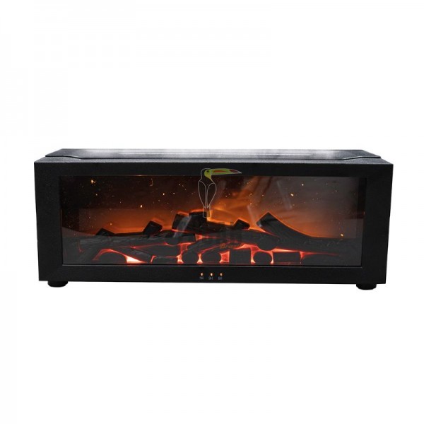 "Mystical Flame LED Mist Diffuser"  Υγραντήρας Ατμού με Εφέ Φλόγας & Τηλεχειριστήριο 126997