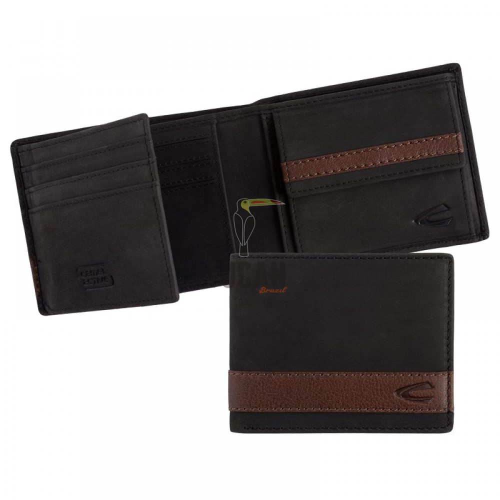 Camel Active Δερμάτινο Πορτοφόλι 274-703-60 TAIPEH BLACK