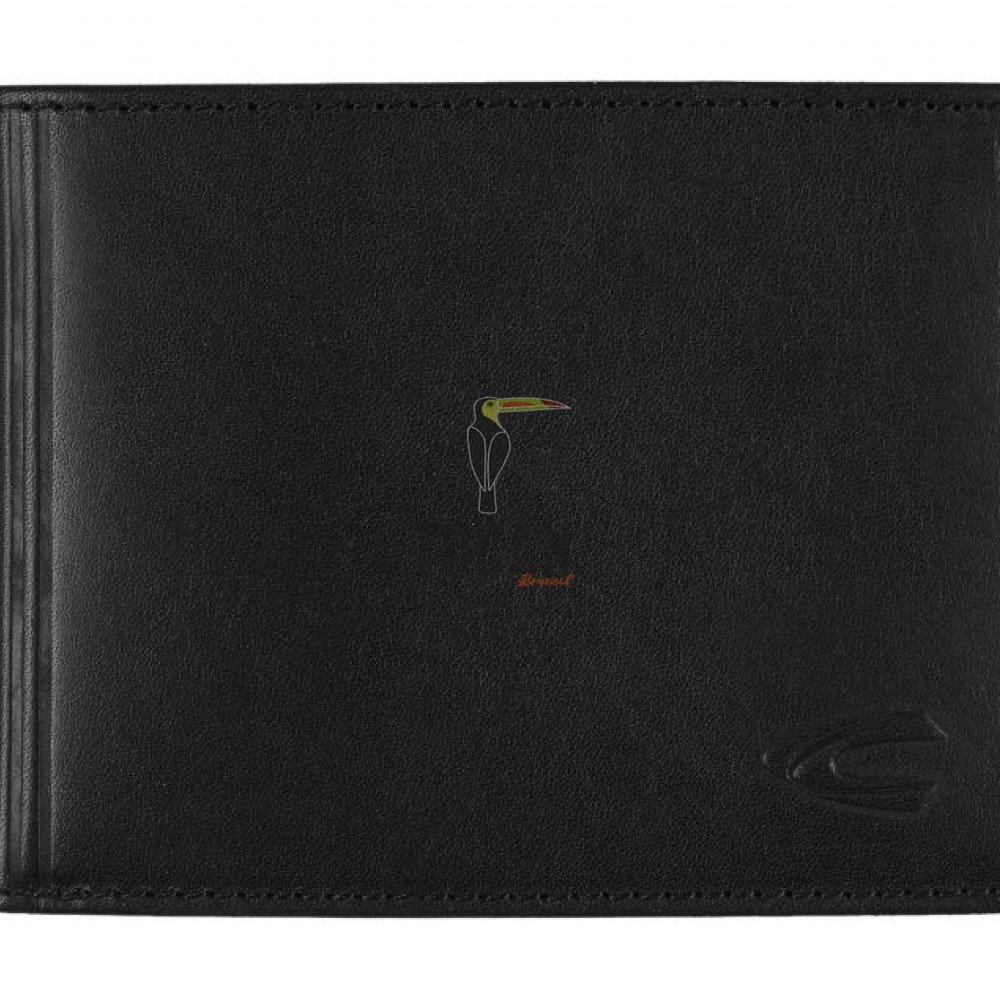CAMEL ACTIVE Πορτοφόλι Πλάγιο Μικρό Cliff Black 405-703-60