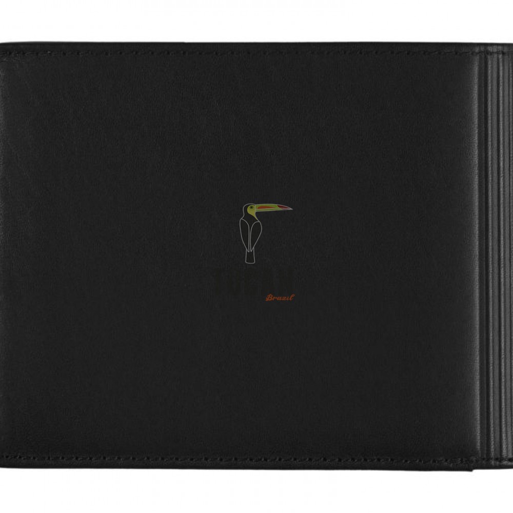Camel Active Cliff Δερμάτινο Πορτοφόλι Πλάγιο Μαύρο 405-704-60 (011786)