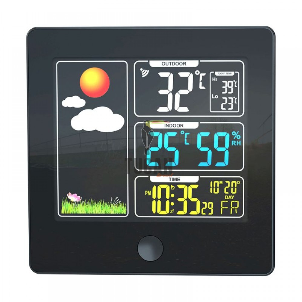 "LED Weather Station" Οικιακός Μετεωρολογικός Σταθμός με ασύρματο εξωτερικό αισθητήρα 98962