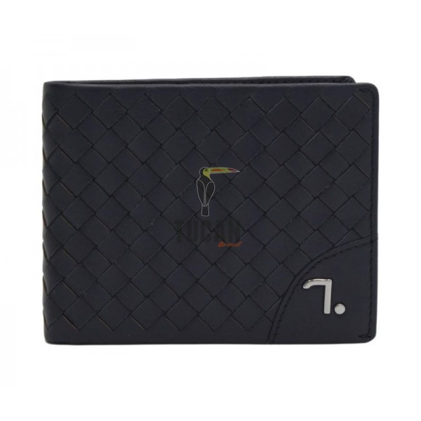 7 Dots Δερμάτινο Πορτοφόλι Μπλε (Navy)  Orion 71-016BL