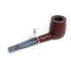 Savinelli Lunaria Liscia Bordeaux 141 Rusticated P490ZBX-9