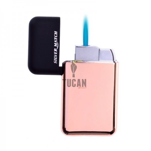 Αναπτήρας Silver Match Jet Slim Μονής Jet Φλόγας 40674231RG