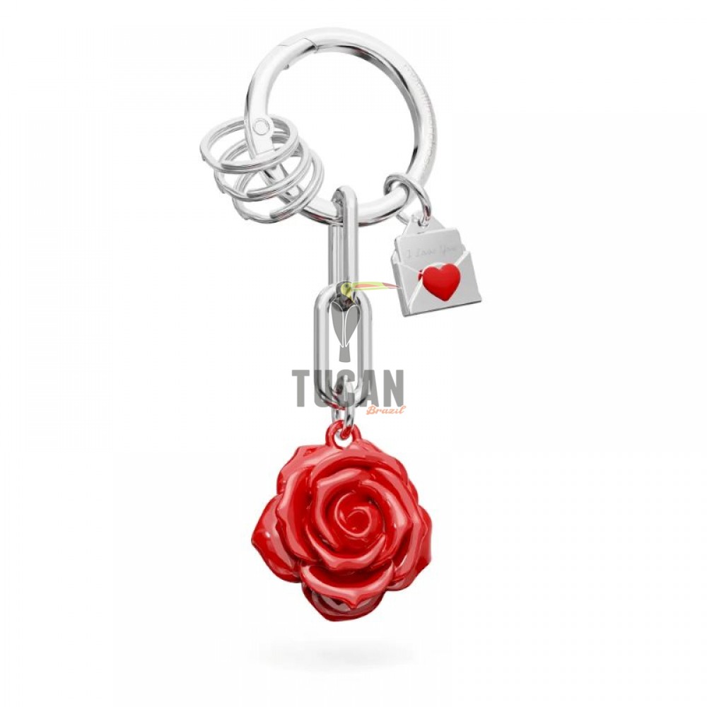 Μπρελόκ Metalmorphose " Rose With Letter" MTM386-01