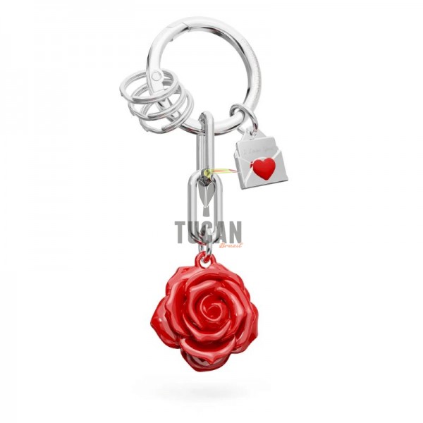 Μπρελόκ Metalmorphose " Rose With Letter" MTM386-01