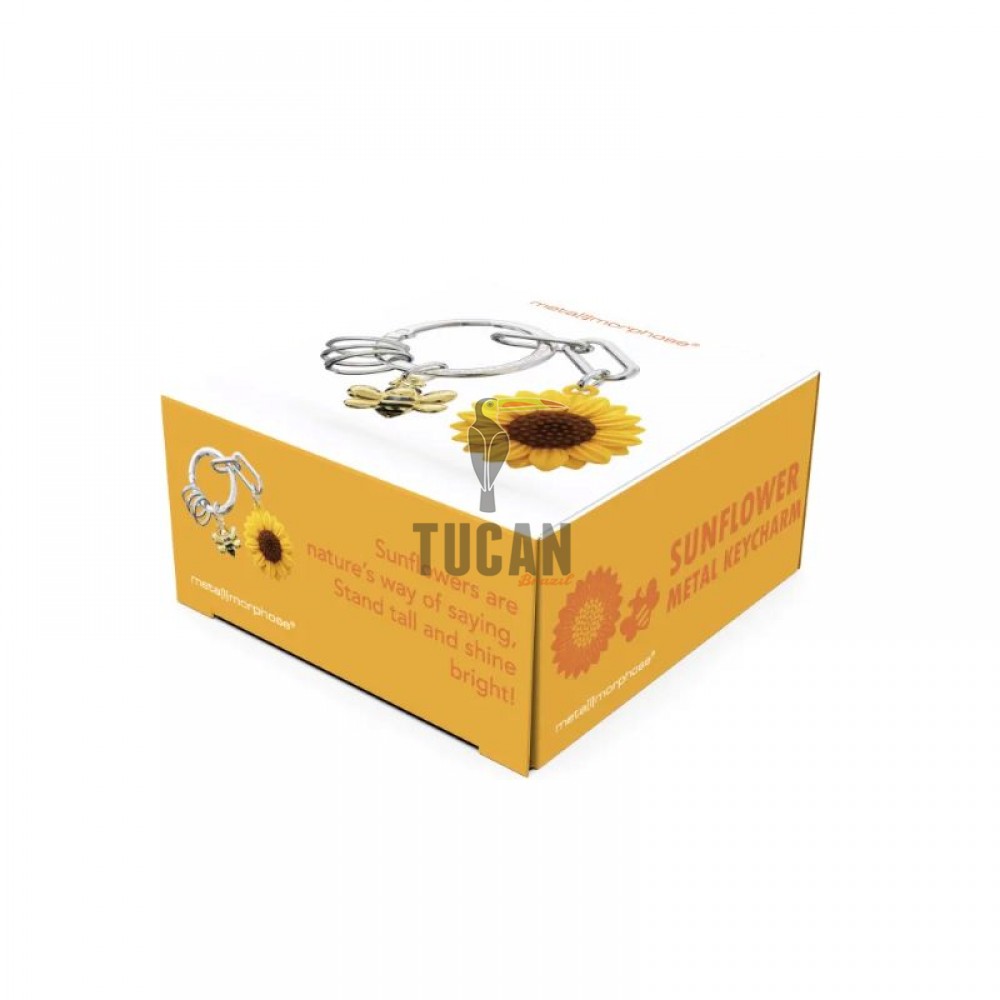 Μπρελόκ Metalmorphose " Sunflower With Bee" MTM388-01