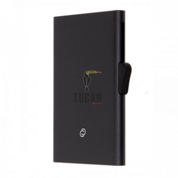 C SECURE Kαρτοθήκη αλουμινίου με προστασία RFID Black CH11944
