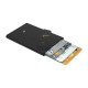 C SECURE Kαρτοθήκη αλουμινίου με προστασία RFID Black CH11944