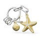 Μπρελόκ Metalmorphose " Starfish and Shell" MTM411-01