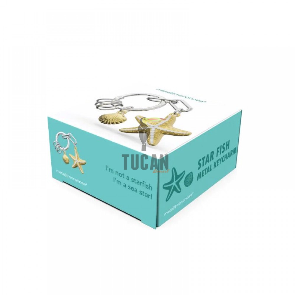 Μπρελόκ Metalmorphose " Starfish and Shell" MTM411-01