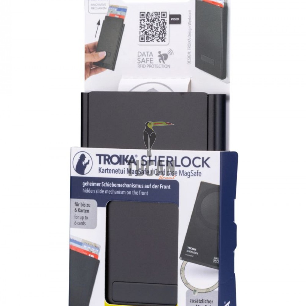 Θήκη Καρτών Troika "Sherlock" CCM45/BK