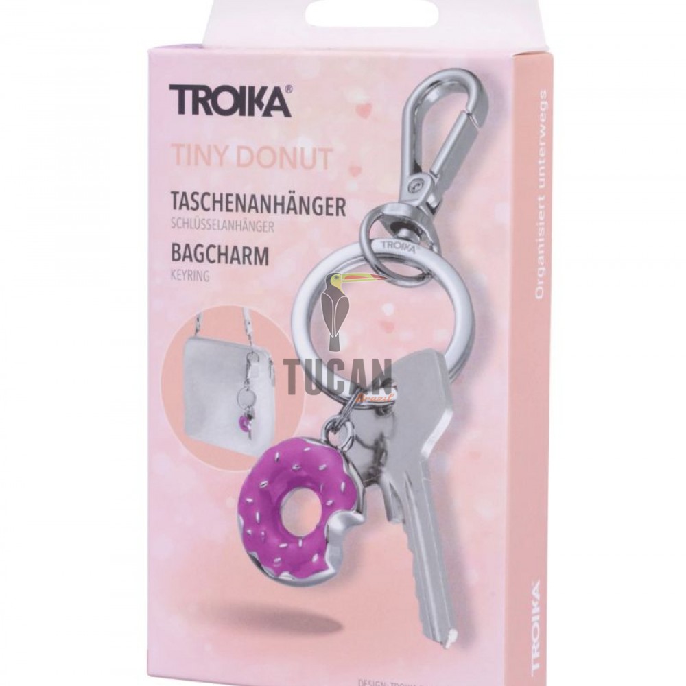 Μπρελόκ Troika "TINY DONUT" KR26-53/CH