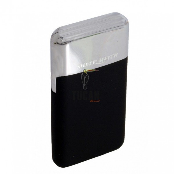 Αναπτήρας Silver Match Jet Slim Μονής Jet Φλόγας 40674231BK