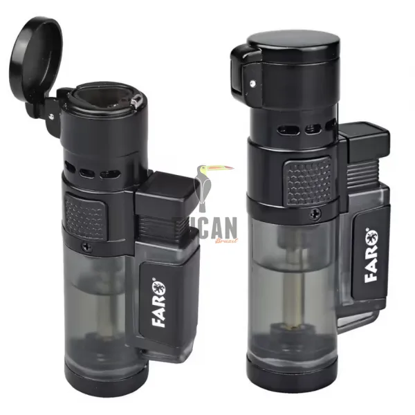 Αναπτήρας πούρου 3πλης jet φλόγας Faro 22002BK
