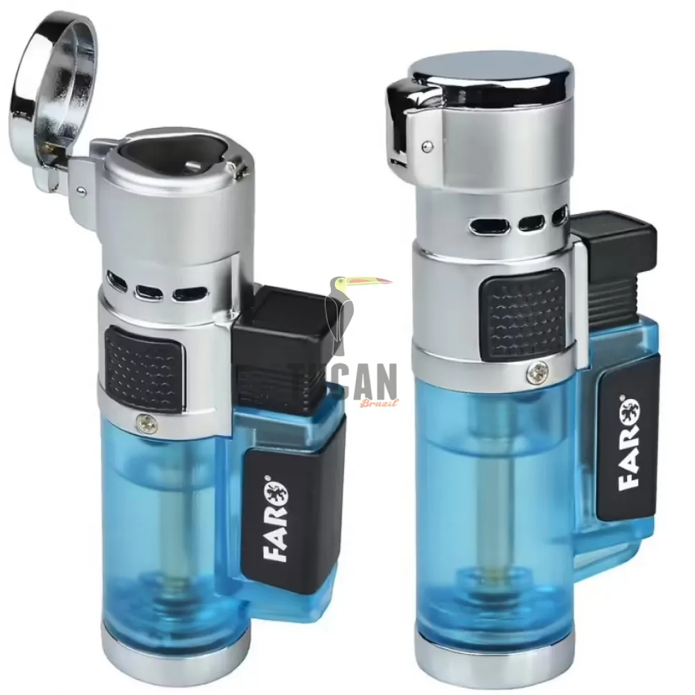 Αναπτήρας πούρου 3πλης jet φλόγας Faro 22002BL
