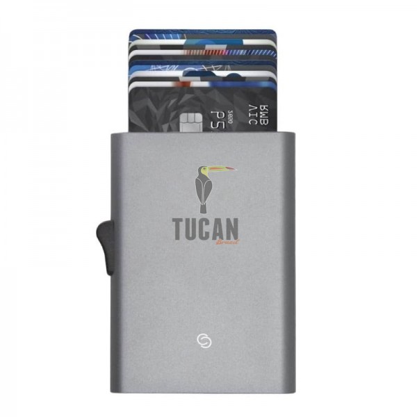 C SECURE Kαρτοθήκη αλουμινίου με προστασία RFID Grey CH11947