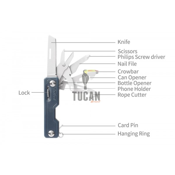 ΠΟΛΥΕΡΓΑΛΕΙΟ NEXTOOL MULTI FUNCTIONAL KNIFE KHAKI NE20100