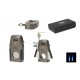 Αναπτήρας Winjet Gunmetal Dual Jet με CigarPunch και κόφτη σε σχήμα πεταλούδας 310081