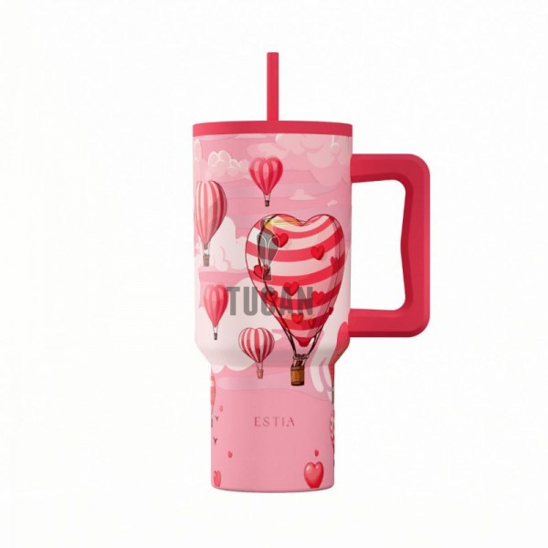 Θερμός ESTIA Straw Tumbler XL 900ml LOVE ASCEND  01-41533