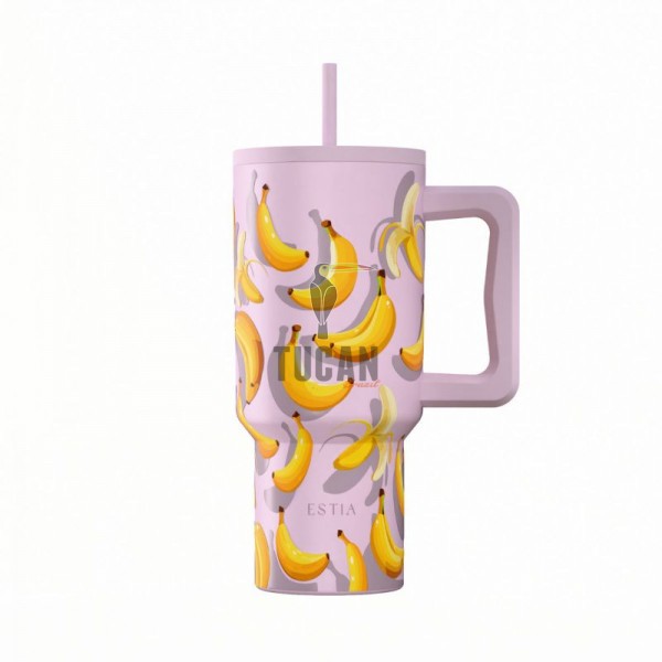 Θερμός ESTIA Straw Tumbler XL 900m Banana Mood  01-41601