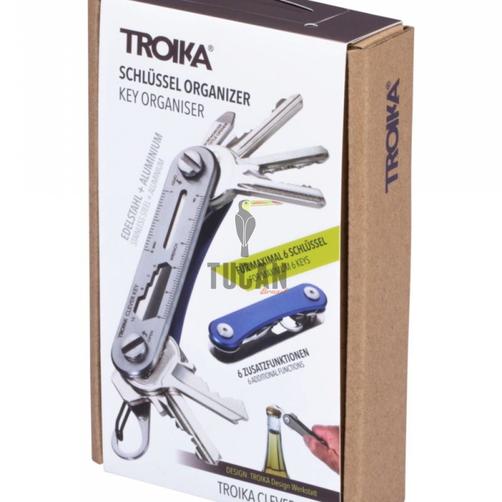 Μπρελόκ- Οργανωτής Κλειδιών Troika "Clever Key" KCL81/BL