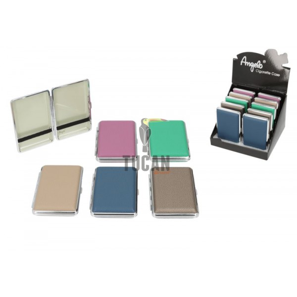 Ταμπκιέρα τσιγάρων Angelo 100mm από τεχνητό δέρμα 806004GR