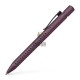 ΣΕΤ ΔΩΡΟΥ FABER CASTELL ΠΕΝΑ Μ & ΣΤΥΛΟ ΣΕ ΜΕΤΑΛΛΙΚΟ ΚΟΥΤΙ GRIP ΜΠΟΡΝΤΩ 201530