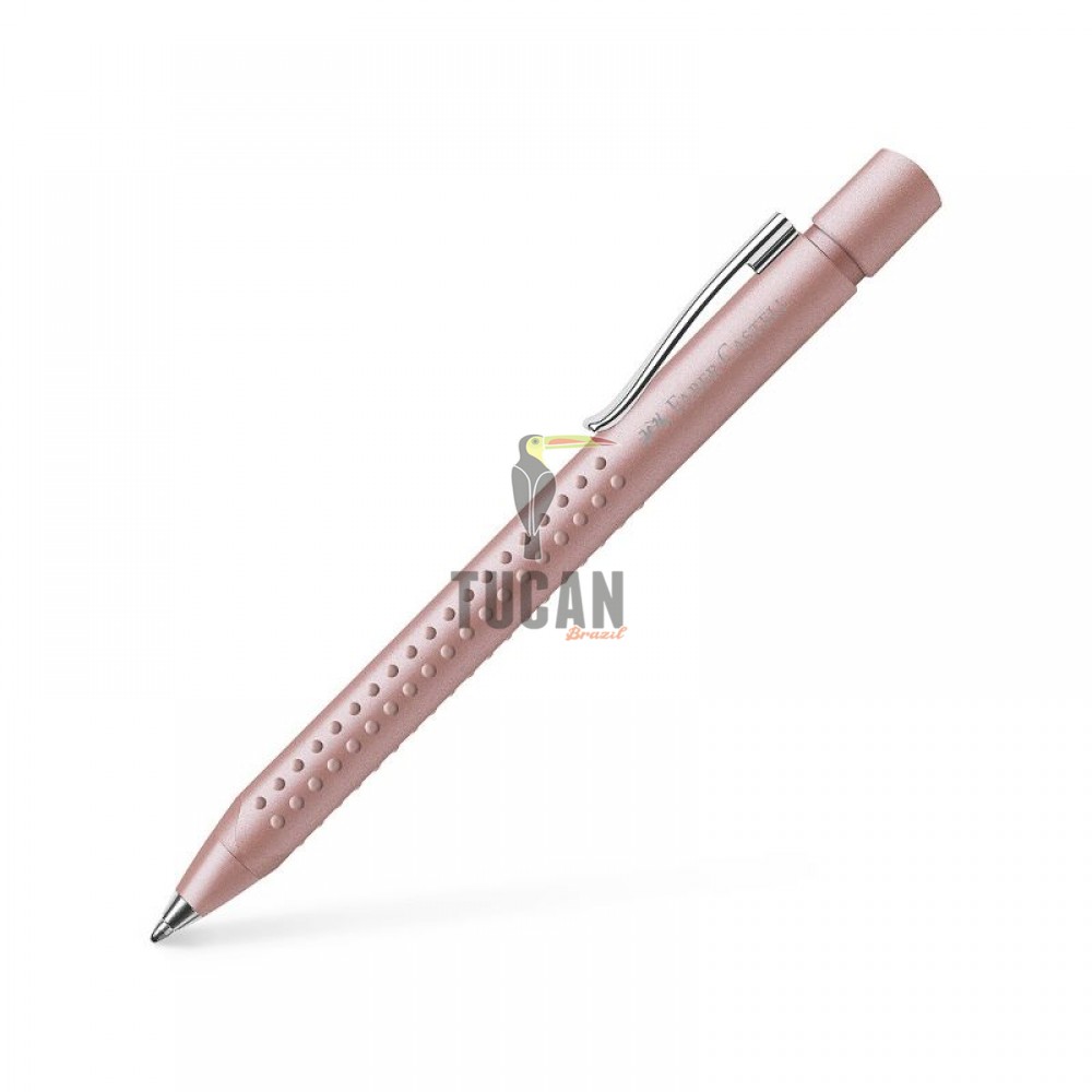 ΣΕΤ ΔΩΡΟΥ FABER CASTELL ΠΕΝΑ Μ & ΣΤΥΛΟ ΣΕ ΜΕΤΑΛΛΙΚΟ ΚΟΥΤΙ GRIP PALE ROSE 201539