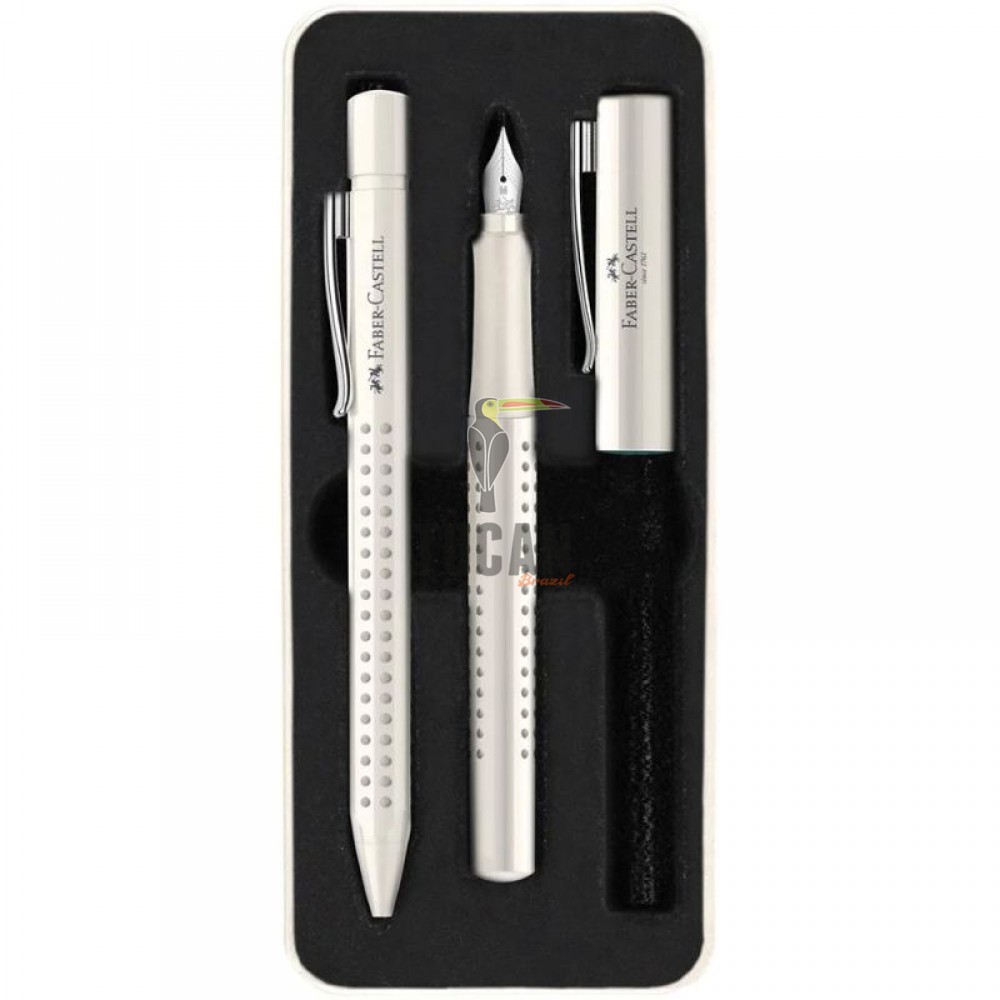 ΣΕΤ ΔΩΡΟΥ FABER CASTELL ΠΕΝΑ Μ & ΣΤΥΛΟ ΣΕ ΜΕΤΑΛΛΙΚΟ ΚΟΥΤΙ COCONUT MILK 201527