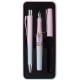 Σετ πένα και στυλό Faber-Castell Poly Ball σε μεταλλικό κουτί Blushing Sky 241054