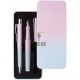 Σετ πένα και στυλό Faber-Castell Poly Ball σε μεταλλικό κουτί Blushing Sky 241054