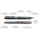 PARKER IM SLATE PGT FPen M 1159.2201.44